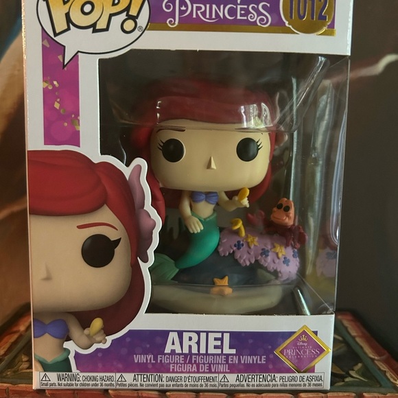 Funko Pop! Disney Princess Ariel Figure - Red, Purple, Green 1012 - Picture 5 of 12